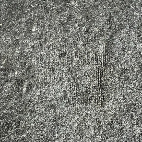 Vintage Retro Shannan black beaded embellished wool angora sweater Size Large - Picture 11 of 11